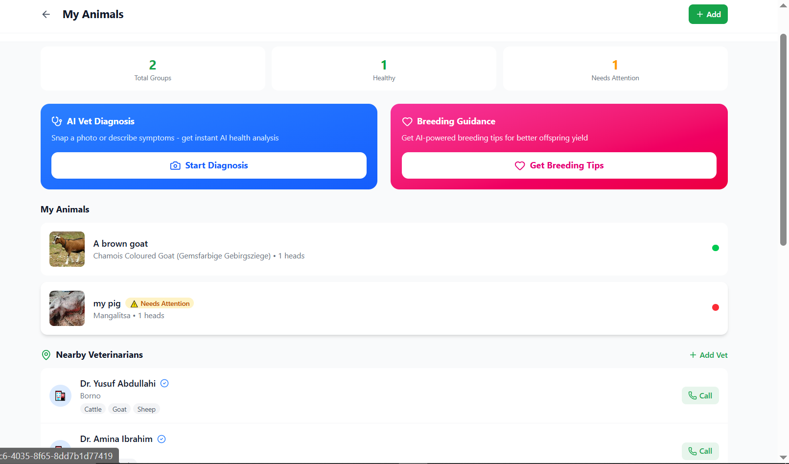 Livestock Management